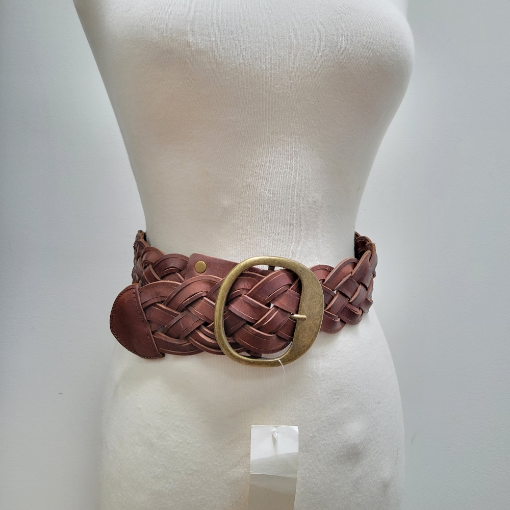 Banana Republic Wide Leather Belt Size XS